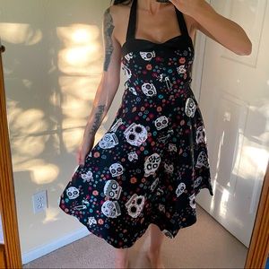 Rockabilly Sugar Skull Dress